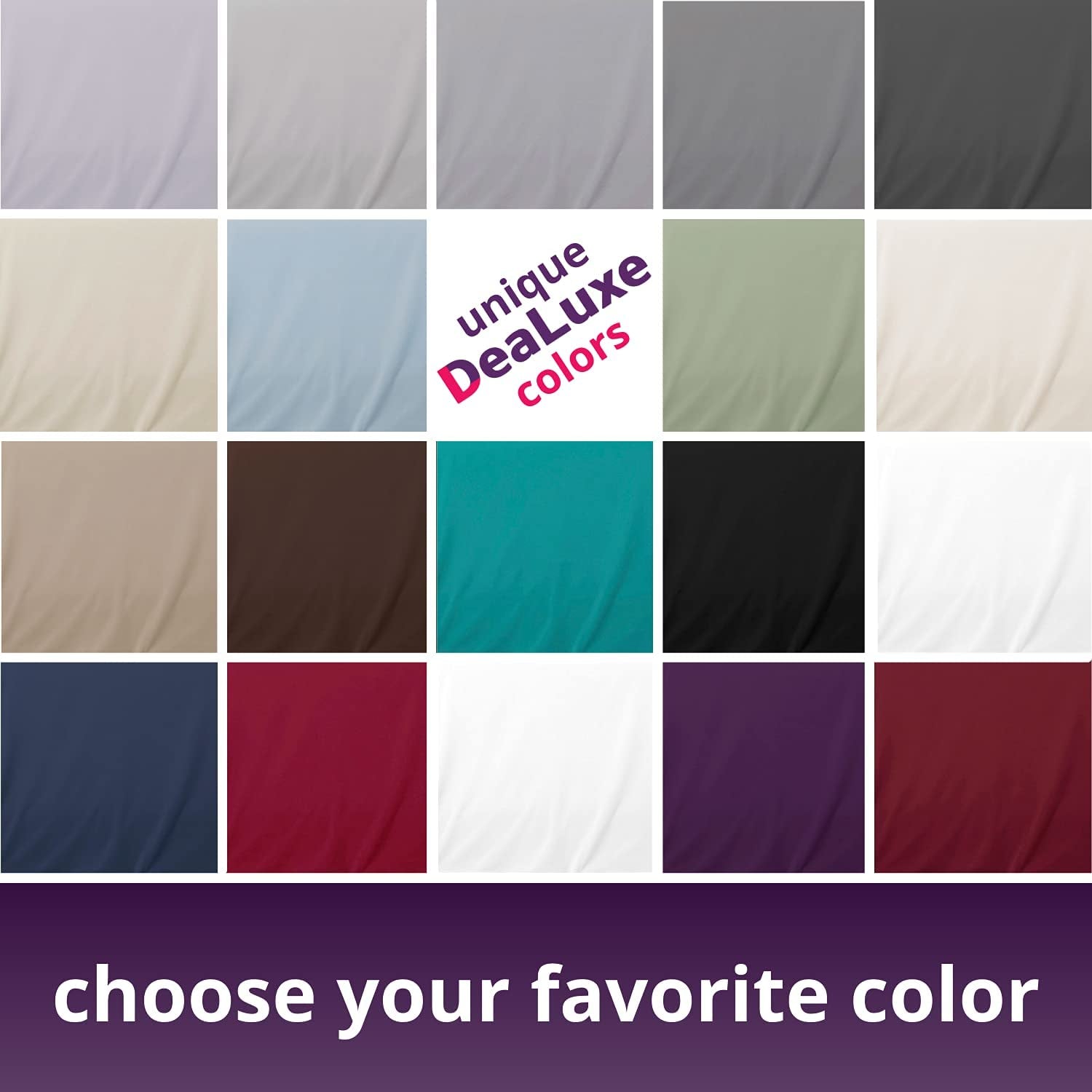 Fitted Sheets Queen Size – Queen Fitted Sheet Only Deep Pocket – Soft 21” Extra Deep Pocket Queen Fitted Sheets Fit Perfectly 17”–23” Deep Mattress & Toppers – 1 Bottom Sheet Grey Fitted Sheet Queen