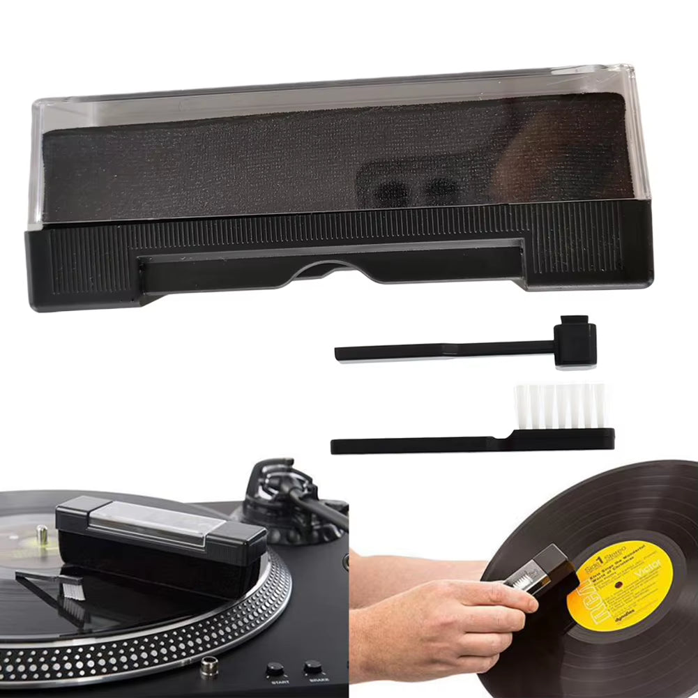 3 Pcs Vinyl Record Cleaner Kit Record Player Cleaning Kit Record Cleaner Cleaning Brush Set Vinyl Record Cleaning Brush Set
