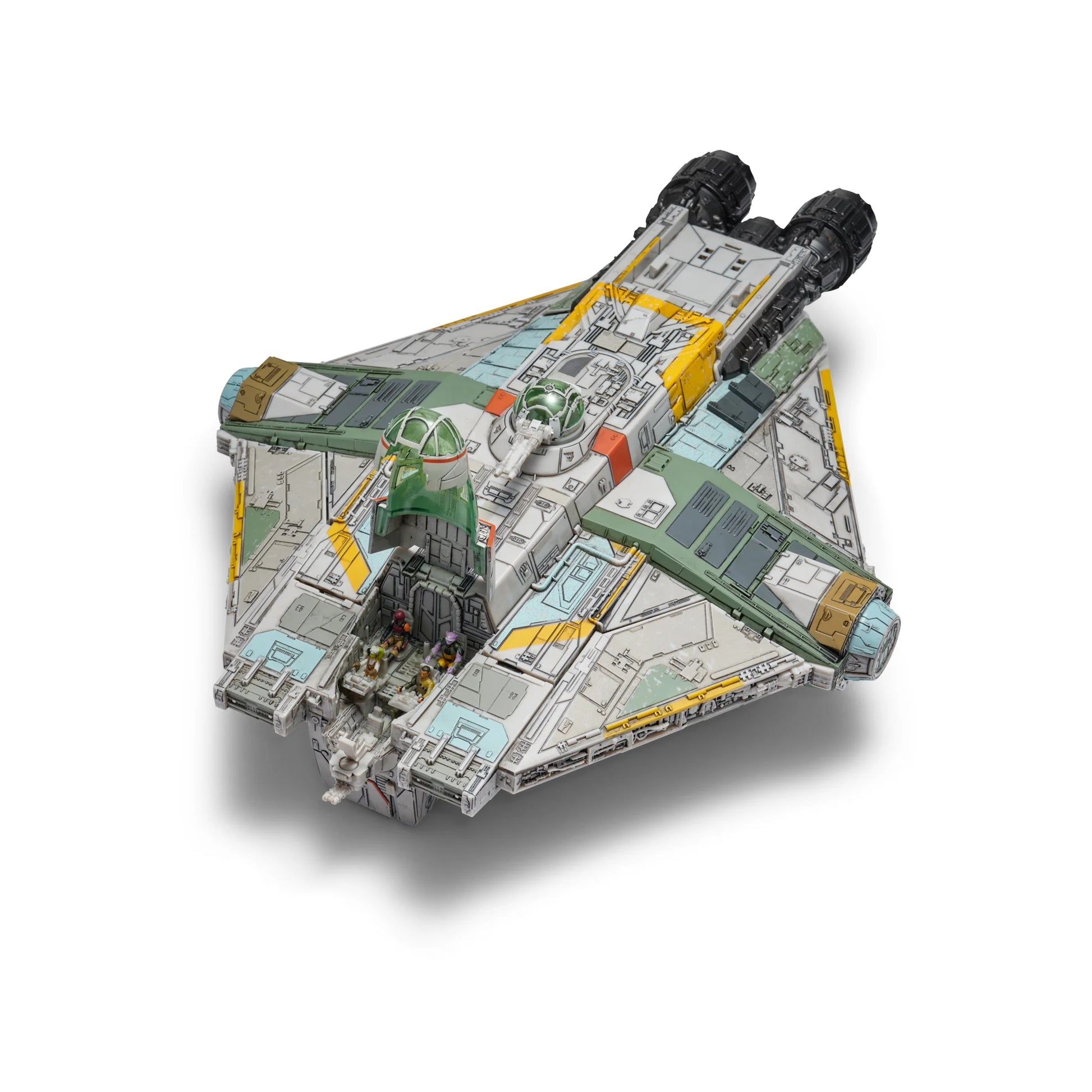 Star Wars Micro Galaxy Ghost 15" Vehicle W/ Motion-Activated Lights, Sounds & 4 Micro Figures