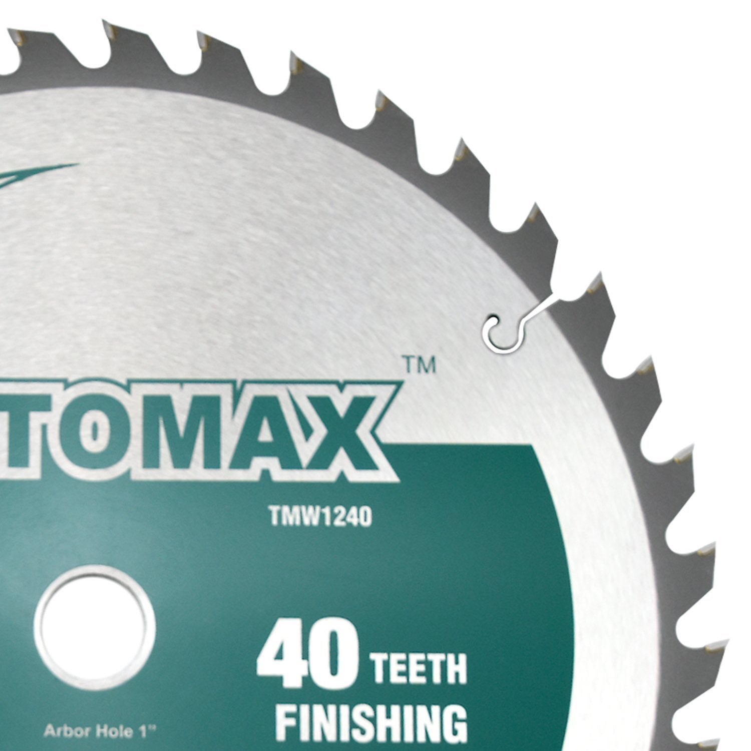 12-Inch 40 Tooth ATB Finishing Saw Blade with 1-Inch Arbor