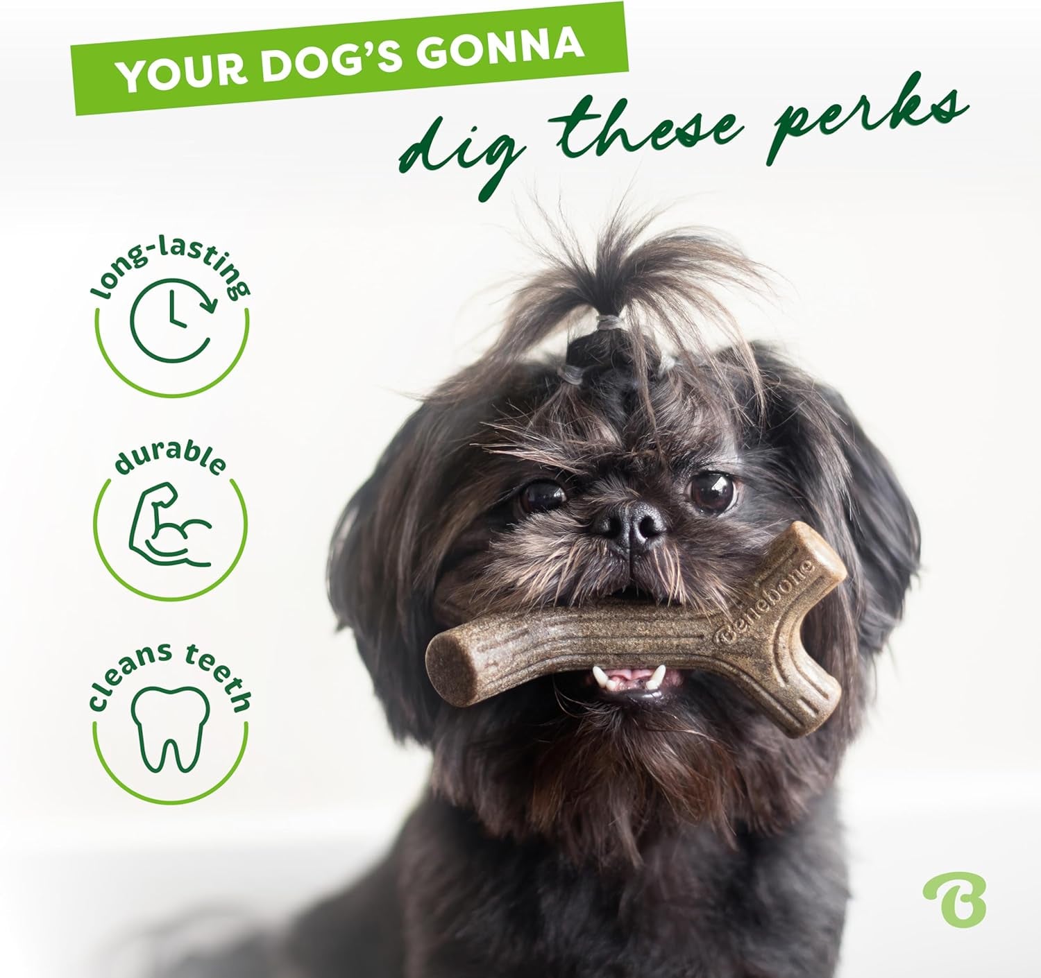 Maplestick/Bacon Stick Durable Dog Chew Toy for Aggressive Chewers, Made in USA