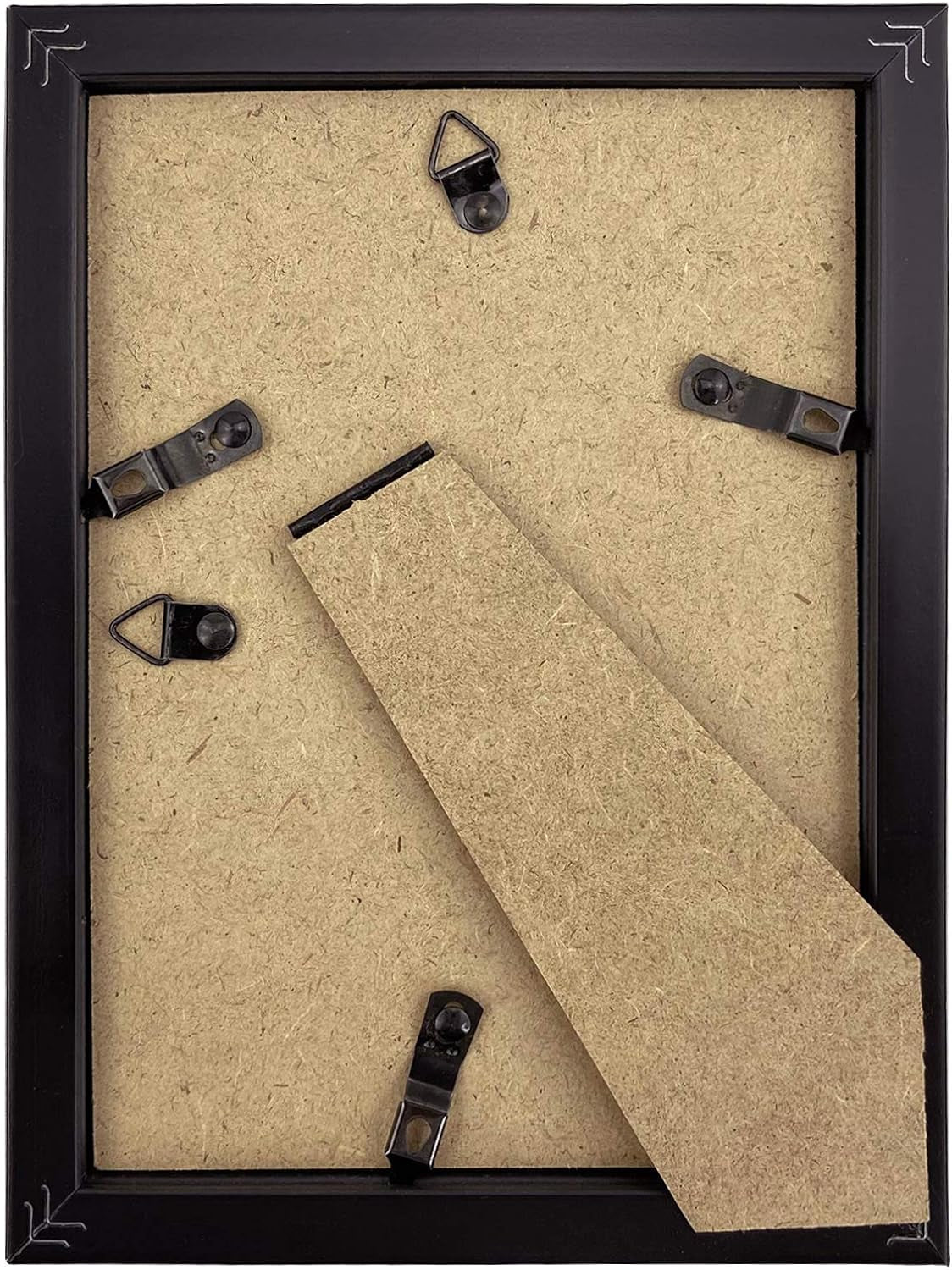 12 Pack 3.5X5 Black Picture Frame Bulk Set for Desktop Display or Wall Mounting