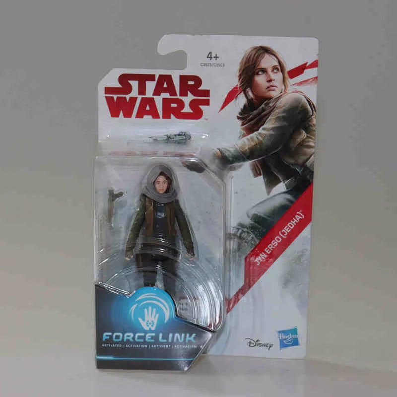 Star Wars Force Link Obi-Wan Master Yoda Chewbacca Cai Threnalli Luke Rey Rose First Order Tooper 3.75" Action Figure Toys Gifts